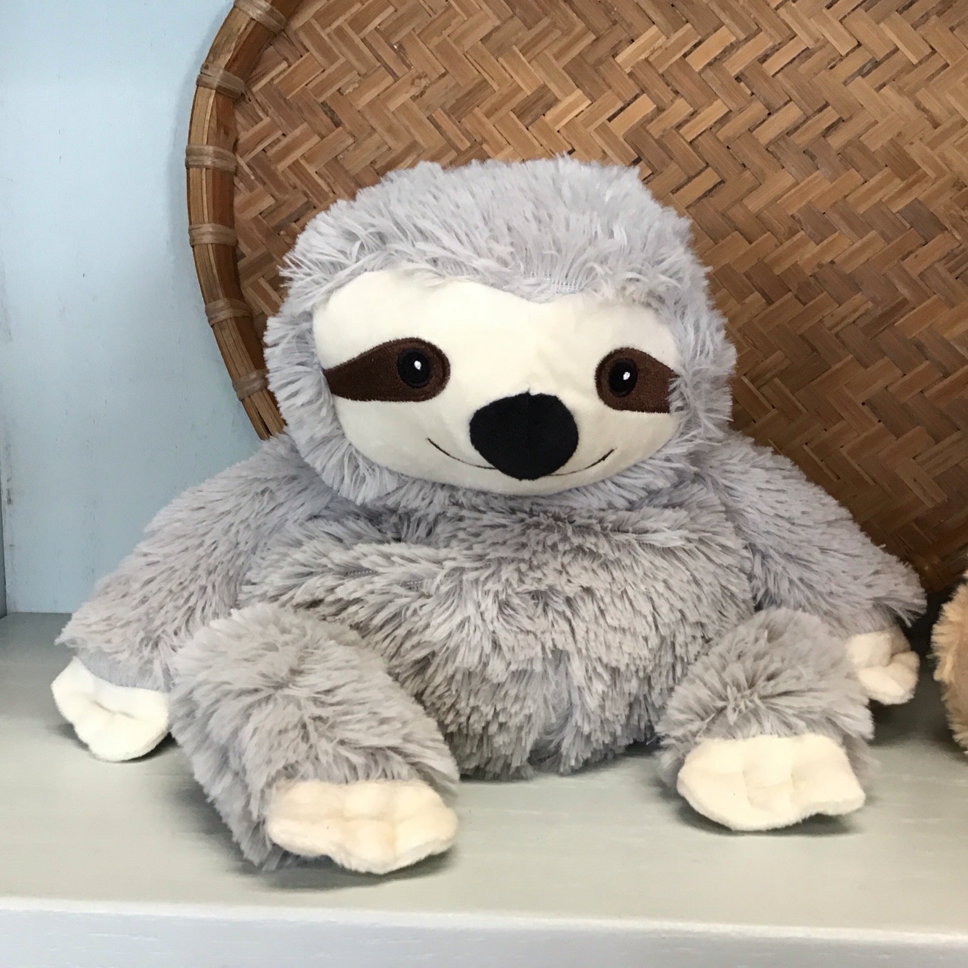 Gray Sloth Warmie CP SLO G The Owl Wine Bar Home Goods Store Elgin Dry Goods